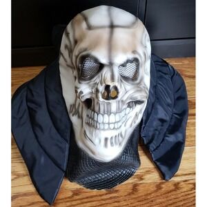 Creepy Scary Halloween Costume‎ Mask Rubber Latex  Skull Skeleton Mask Haunted